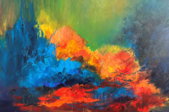 Dramatisk Landskab  90x110